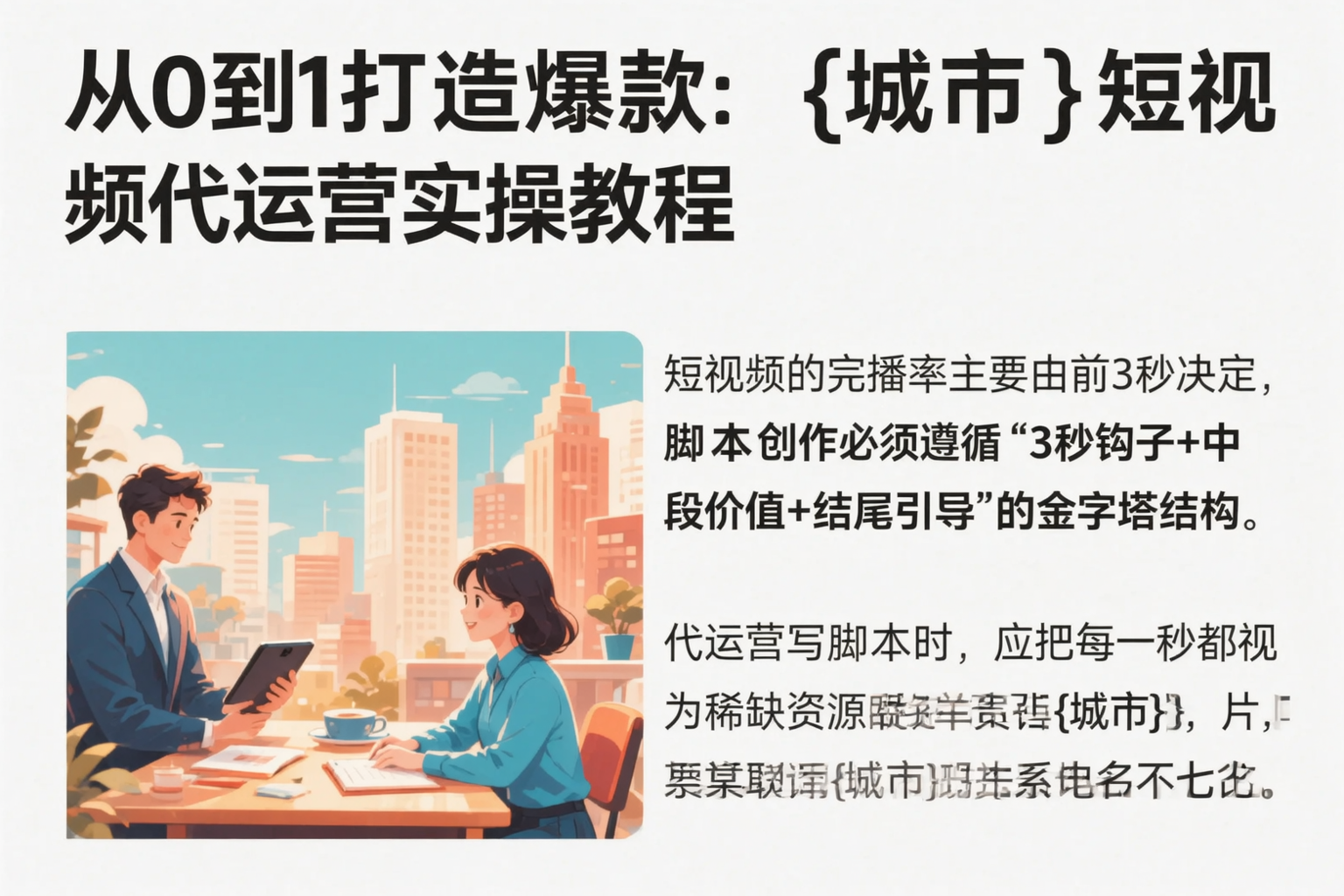 从0到1打造爆款：开封短视频代运营实操教程