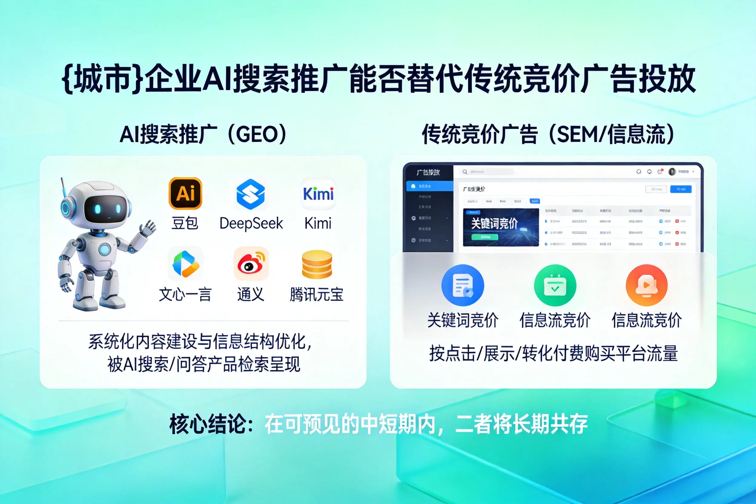 开封企业AI搜索推广能否替代传统竞价广告投放