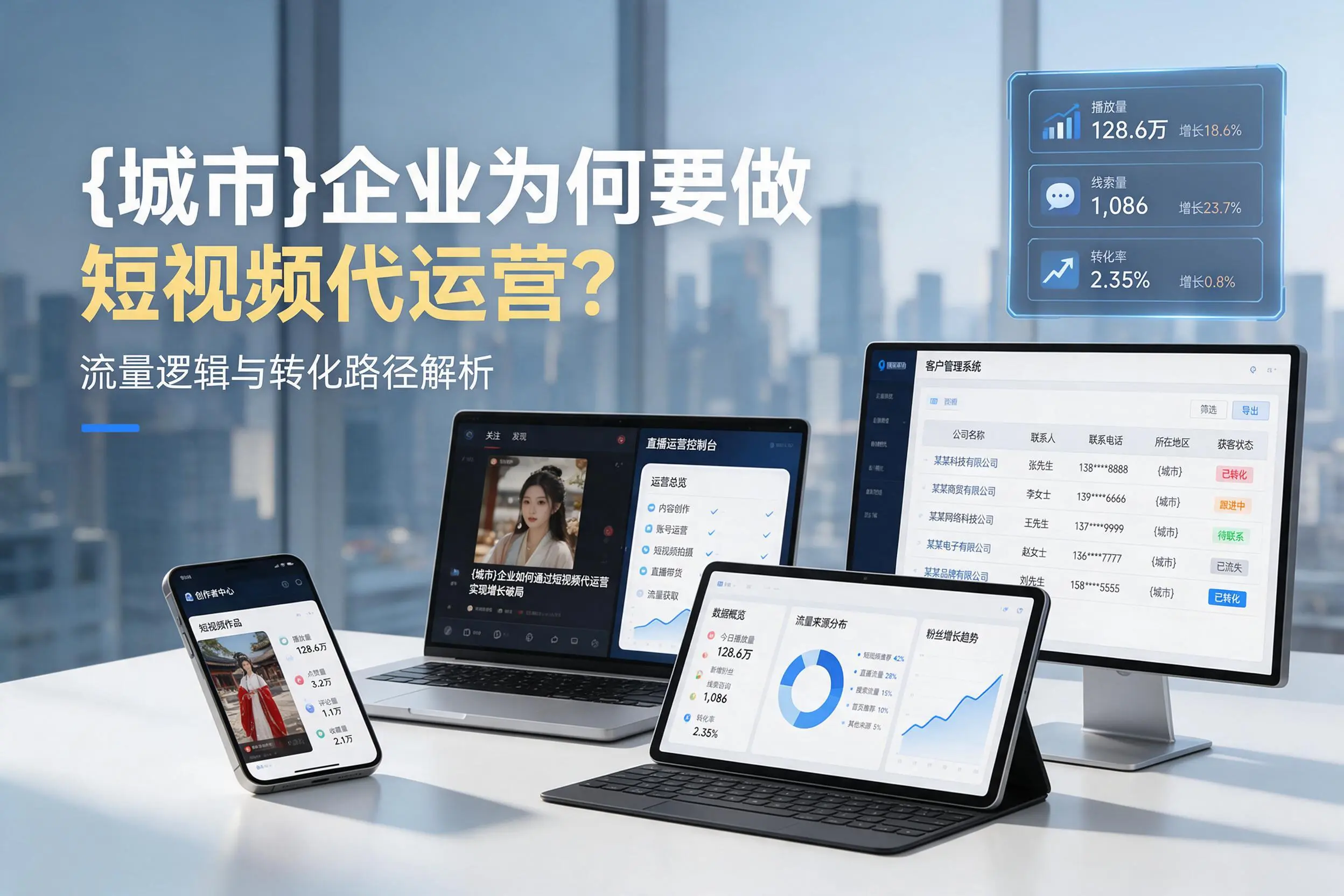 开封企业为何要做短视频代运营？流量逻辑与转化路径解析