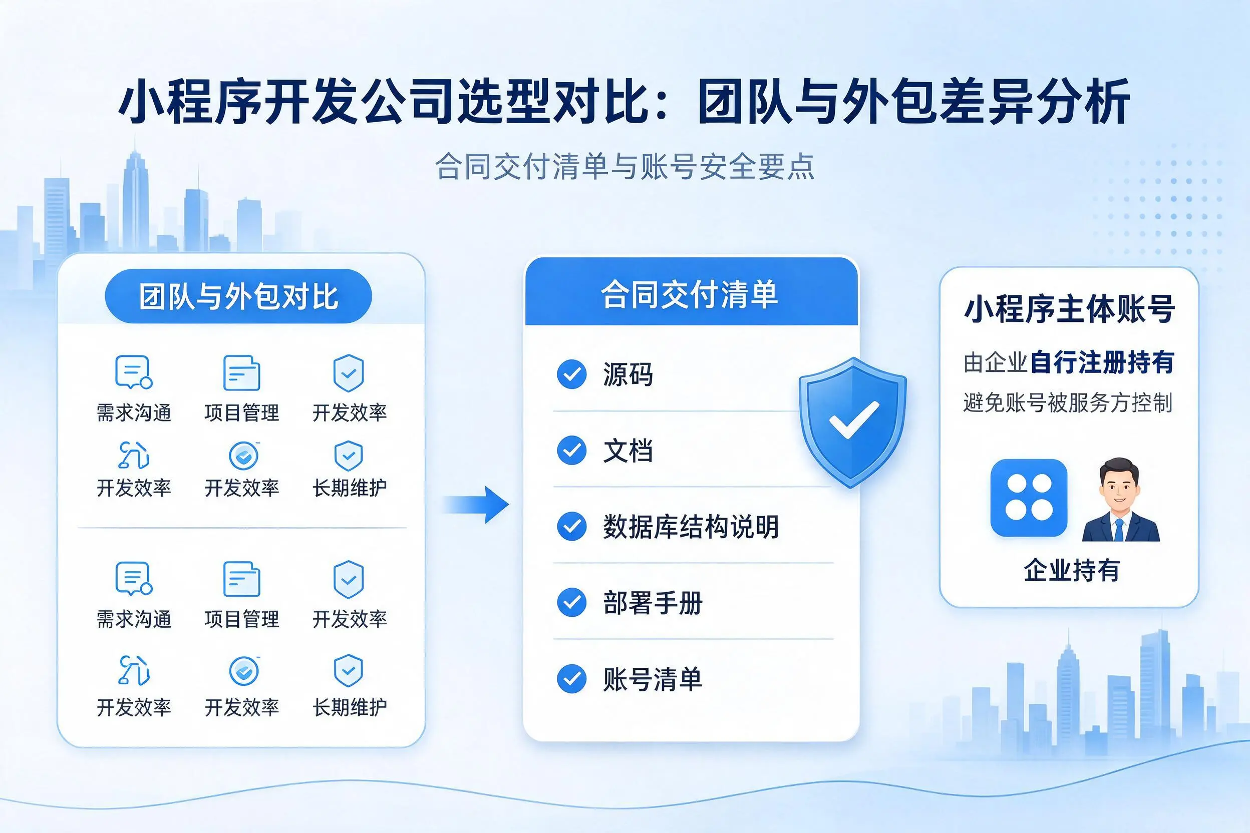 开封小程序开发公司选型对比:团队与外包差异分析